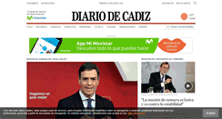 Desktop Screenshot of diariodecadiz.es